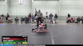 92 lbs Round 6 (8 Team) - Brady Tiernan, Bitetto Trained vs Nico Diaz, M2TC