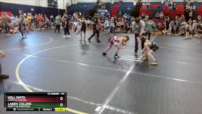 64 lbs Round 4 - Will Smith, Carolina Reapers vs Laken Collins, Ninety Six Wrestling