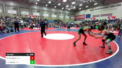 122 lbs Consi Of 8 #1 - Devin Arreguin, Roosevelt vs Zeth Cerda, Hoover