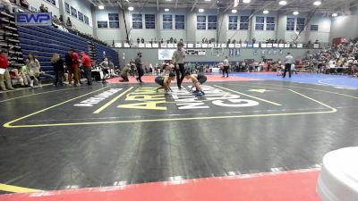 95 lbs Semifinal - Cannon Aldridge, Saints Wrestling Club vs Damian Barbosa, Springdale Youth Wrestling Club