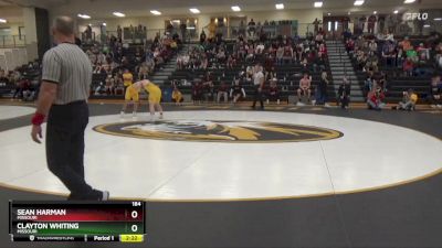 184 lbs Semifinal - Clayton Whiting, Missouri vs Sean Harman, Missouri