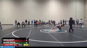 148 lbs Round 2 (6 Team) - Ashton Roeder, Team Barracuda vs Richard Vecchio, Bufffalo Stampeders Wrestling