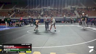 D2-126 lbs Champ. Round 1 - Quinton McMullen, Youngker HS vs Devon Haver, Mountain View - Marana