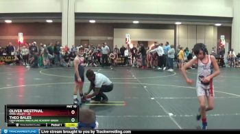 64 lbs Round 1 (6 Team) - Oliver Westphal, Steel Valley vs Theo Bales, Contenders Wrestling Academy Green
