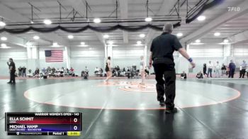 143 lbs Champ. Round 2 - Michael Hamp, Unattached - Rochester vs Ella Schmit, Iowa