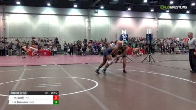 174 lbs Round of 32 - Hank Swalla, Iowa State University vs Jadaen Bernstein, Navy