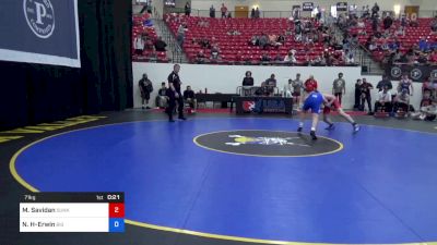 71 kg Cons 32 #2 - Mason Savidan, Sunkist Kids Monster Garage vs Noah Howk-Erwin, Big Game Wrestling Club