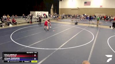 170 lbs Cons. Semi - Kyle Linville, Shakopee Mat Club vs Ethan Swenson, Pinnacle Wrestling Club