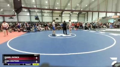 165 lbs Quarterfinal - Daniel Patrick, OR vs Koen Knutson, WA