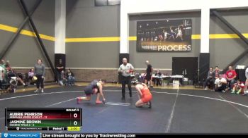 118 lbs Round 5 (6 Team) - Aubrie Pehrson, Nebraska Vipers Scarlet vs Jasmine Brown, Chasing Titles 2