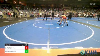 86 lbs Quarterfinal - Lane Walters, Salina Wrestling Club vs Westin Vanzant, Bristow Youth Wrestling