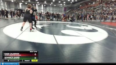 250 lbs Round 2 - Kade Calderon, Ascend Wrestling Academy vs Dominick Kager, Hells Canyon Wrestling