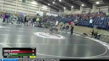 106 lbs Round 3 (4 Team) - Kael Theobald, Utah Gold vs Zaidyn Quinonez, Bear Cave