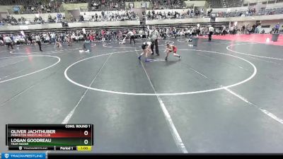 85 lbs Cons. Round 1 - Oliver Jachthuber, Princeton Wrestling Club vs Logan Goodreau, Team Nazar