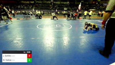 60 lbs Quarterfinal - Jovanni Sottile, Montville vs Marco Yodice, Yodice