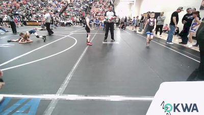 80 lbs Consi Of 4 - Owen Koss, R.A.W. vs Wyatt Haire, Verdigris Youth Wrestling