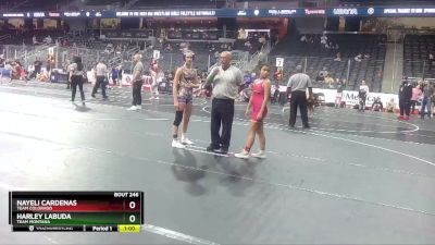 110 lbs 7th Place Match - Harley LaBuda, Team Montana vs Nayeli Cardenas, Team Colorado