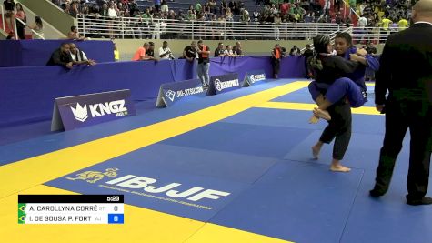 ANA CAROLLYNA CORRÊA DA CUNHA vs ISABEL DE SOUSA P. FORTE 2024 Brasileiro Jiu-Jitsu IBJJF