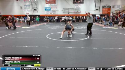 135 lbs Cons. Semi - McKay Anderson, Baker/Powder Valley vs Kendall Crape, Rainier