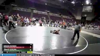 63 lbs Placement - Brison Romero, Colorado Regulators Wrestling Club vs Nikkos Guillen, Black Fox Wrestling Academy