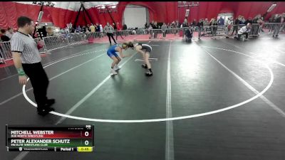 87 lbs Quarterfinal - Mitchell Webster, Due North Wrestling vs Peter Alexander Schutz, MN Elite Wrestling Club