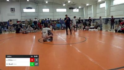 139 lbs Round 5 - Jayson Kline, Whitmore Lake vs Haylen Buell, Michigan Mayhem