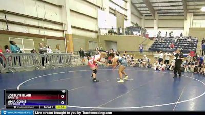 180 lbs Round 1 (6 Team) - Josslyn Blair, Idaho vs Amia Goins, New Mexico