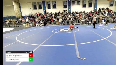 132 lbs Final - Shaun McLaughlin, Natick vs James Tildsley, Shawsheen