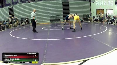 106 lbs Semis & 1st Wrestleback (8 Team) - John Bissmeyer, Cathedral vs Mason Goelz, Avon