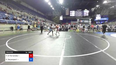 182 lbs Rnd Of 32 - Franklin Ordonez-Fernandez, Florida vs Etheend Deyampert, Ohio