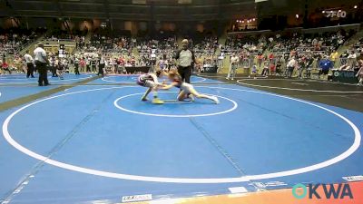 82 lbs Final - Carleigh Clark, Lady Outlaw Wrestling Academy vs Cara Crelia, Elgin Wrestling