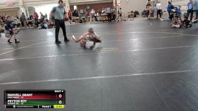 58 lbs Round 2 (6 Team) - Nahvell Grant, Ohio Heros vs Peyton Roy, Dundee WC