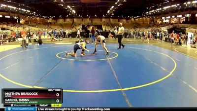 117 lbs Cons. Semi - Matthew Braddock, NFWA vs Gabriel Burns, Roundtree Wrestling Academy