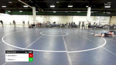 165 lbs Consi Of 16 #1 - Tyler Schofield, MI vs Josh Woyan, WV