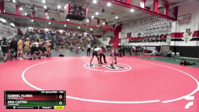 160 lbs Semifinal - Kris Castro, Chaminade vs Gabriel Flores, Cathedral City