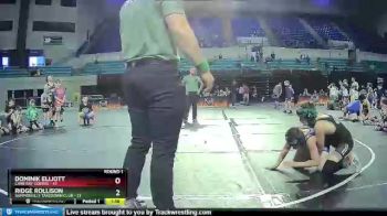 115 lbs Round 1 (3 Team) - Dominik Elliott, Cane Bay Cobras vs Ridge Rollison, Summerville Takedown Club