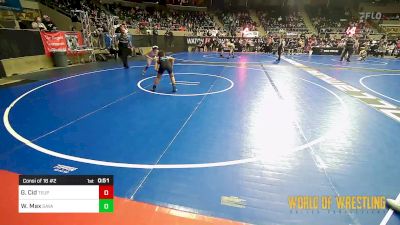 90 lbs Consi Of 16 #2 - Gaelle Cid, Toss Em Up vs William Max, Savage House Wrestling Club