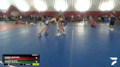 120 lbs Round 3 (16 Team) - Caden Kersten, Denmark vs Ruger Block, Cambridge-Isanti White