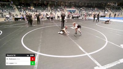 61 lbs Round Of 16 - Michael Robison, Sperry Wrestling Club vs Braydon Lopez, Proving Grounds Wrestling