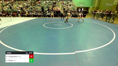 120 lbs Round Of 32 - Ryler Jorgensen, Morgan vs Caleb Tatad, De La Salle