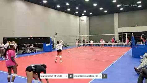 team detroit 18 white vs mountain monsters 18r - 2022 JVA World Challenge presented by Nike - Expo Only