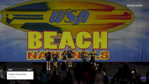 Cheer Force One - CF1 Cobra [2022 Mini Day 1] 2022 WSA Beach Nationals