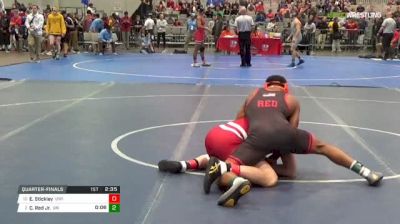 141 lbs Quarterfinal - Eli Stickley, Wisconsin vs Chad Red Jr., Nebraska