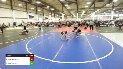 130 lbs Semifinal - Kash Pacheco, Payson WC vs Sergio Macias, Mustang WC