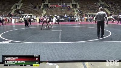 6A 132 lbs Cons. Round 5 - Isaiah Stamps, Benjamin Russell vs Christopher Brown, Mountain Brook