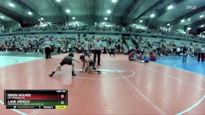 80 lbs Quarterfinal - Shion Holmes, STL Warrior-AA  vs Lane Arnold, Eierman Elite Wrestling Club-AA