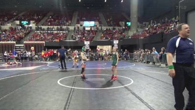 77 lbs 1st Place Match - Sydney Baird, Bearcats Wrestling Club Helena vs Tenley Osborne, Butte Wrestling Club