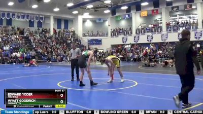 157 lbs Champ. Round 1 - Edward Yoder, ARCHBOLD vs Wyatt Goodrich, MARGARETTA
