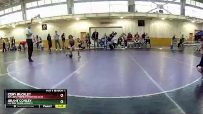 59 lbs Cons. Round 7 - Grant Conley, Hammer Down Academy vs Cory Buckley, Bulldog Premier Wrestling Club