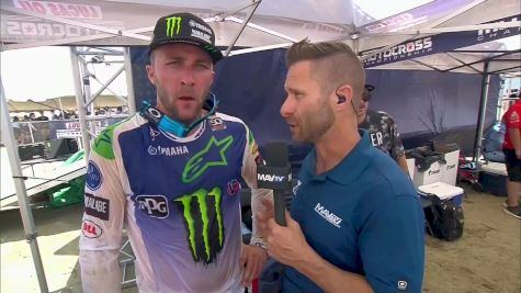 Eli Tomac And Chase Sexton Talk About 450 Moto 1 | Fox Raceway II National